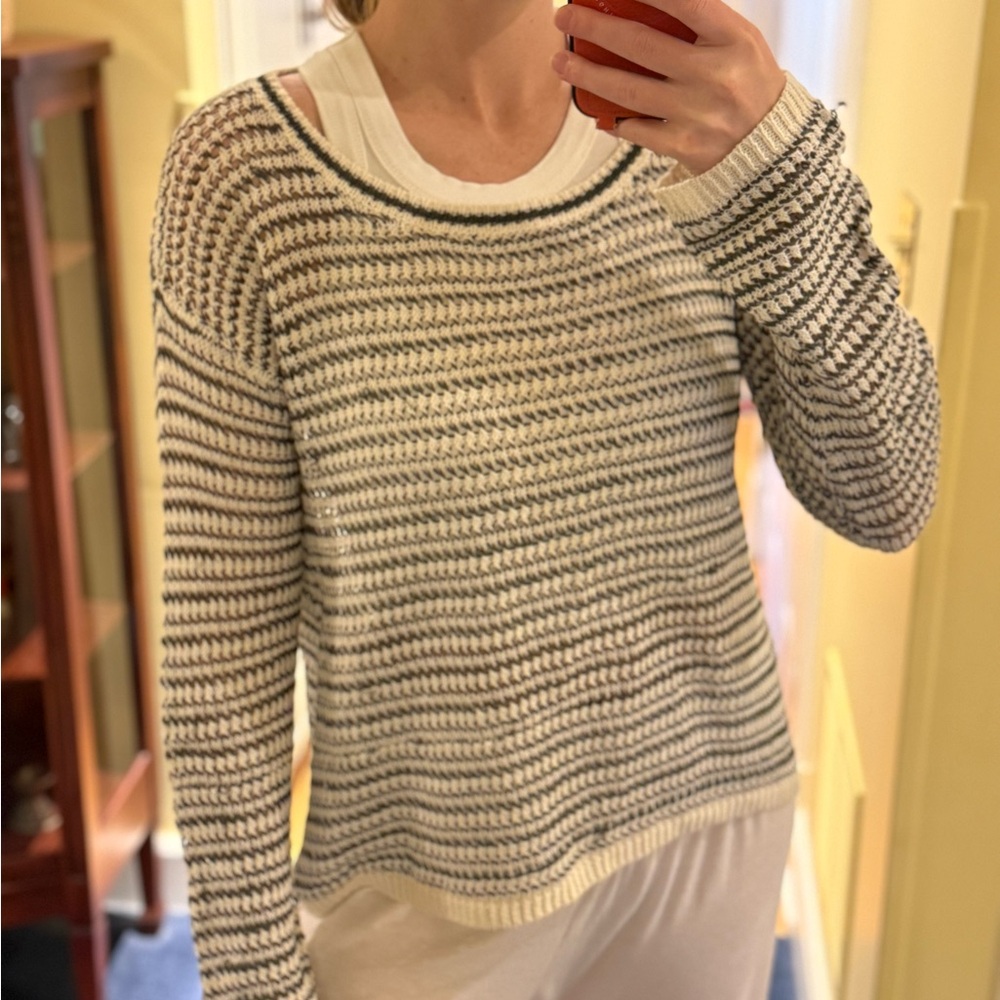 Alice + Olivia Striped Knit Sweater